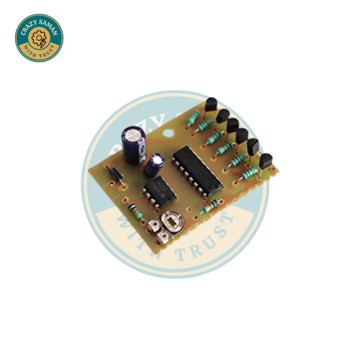 6 Channel LED Chaser Circuit Board for DIY Electronics Projects