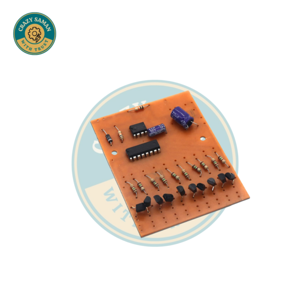 10 Channel LED Chaser Circuit Board with Adjustable Speed