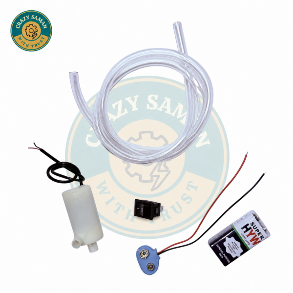Mini DC Water Pump Kit for Science Project, School Experiment, Fountain etc