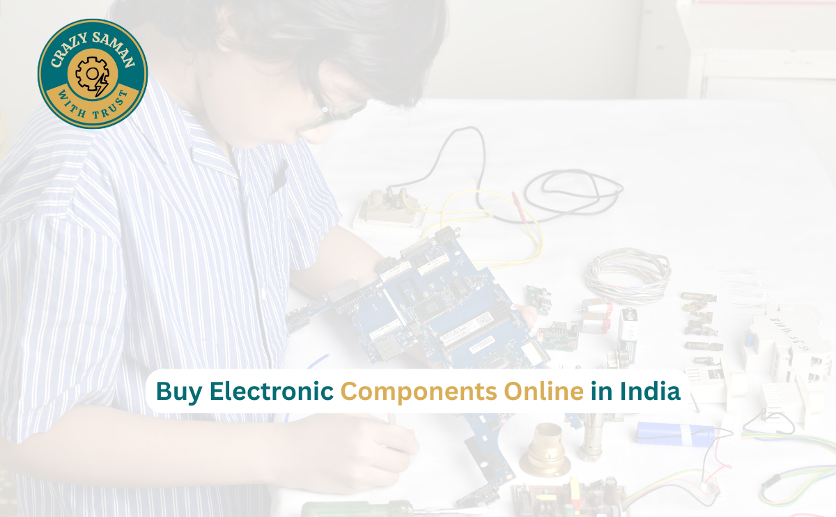 Electronic components online at CRAZY SAMAN