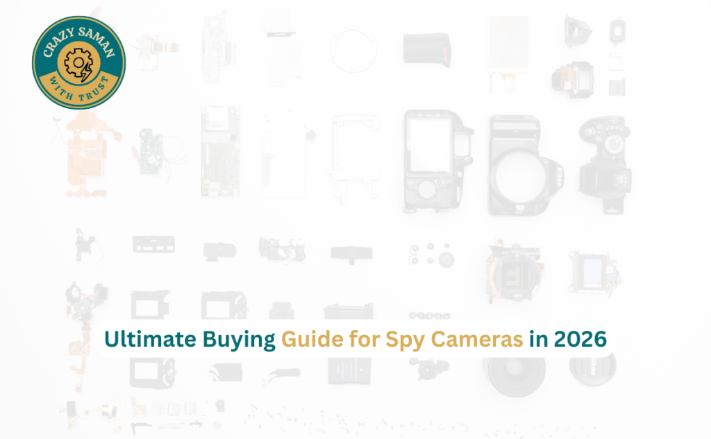 Spy Cameras Online at CRAZY SAMAN