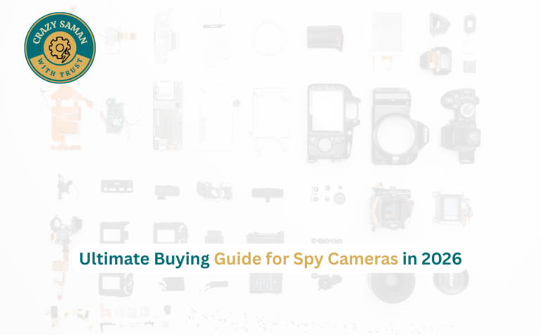 Spy Cameras Online at CRAZY SAMAN
