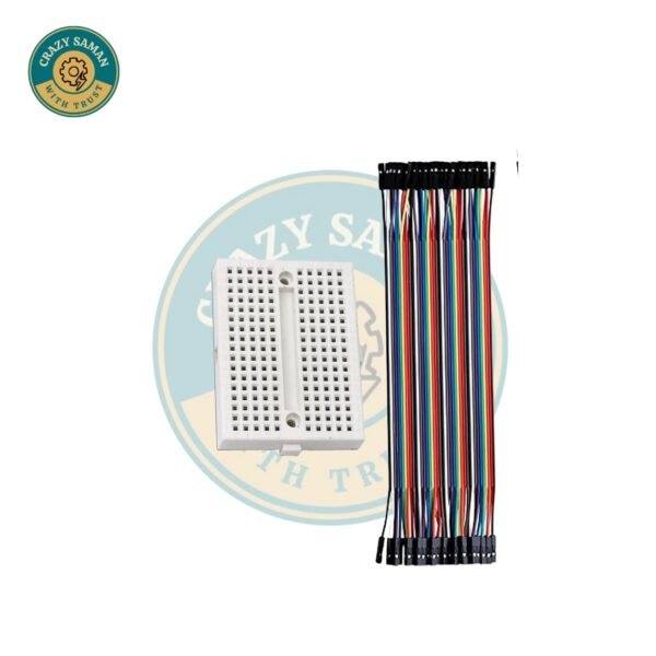 170 Tie Points Solderless Breadboard with 40 Pin Female to Female Jumper Wires