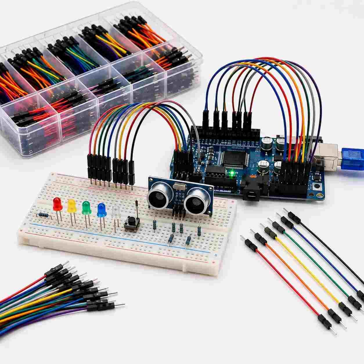 crazy saman breadboard and jumper wires