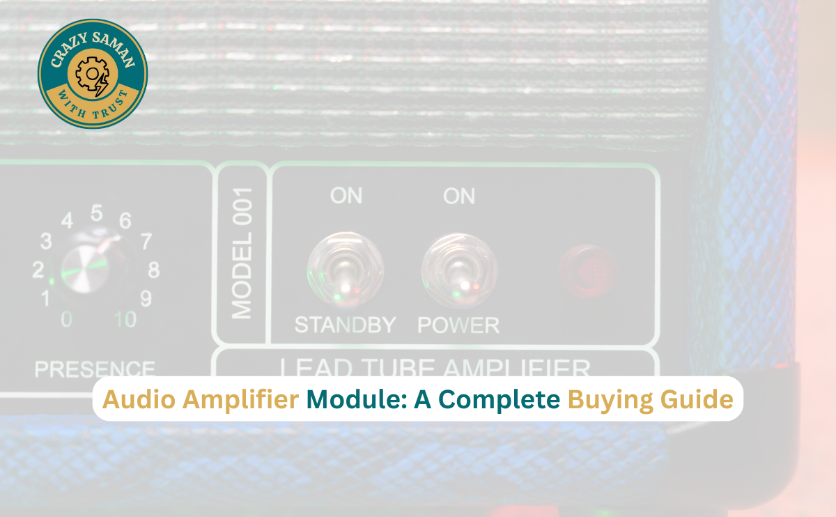 Audio amplifier module board for DIY and professional speaker systems