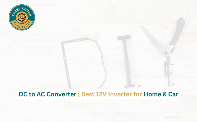 DC to AC converter 12V to 220V inverter by Crazy Saman