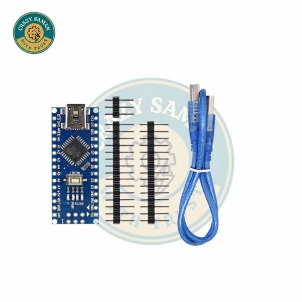 Arduino Nano V3.0 Compatible Board with USB Cable (ATmega328P, Mini USB)